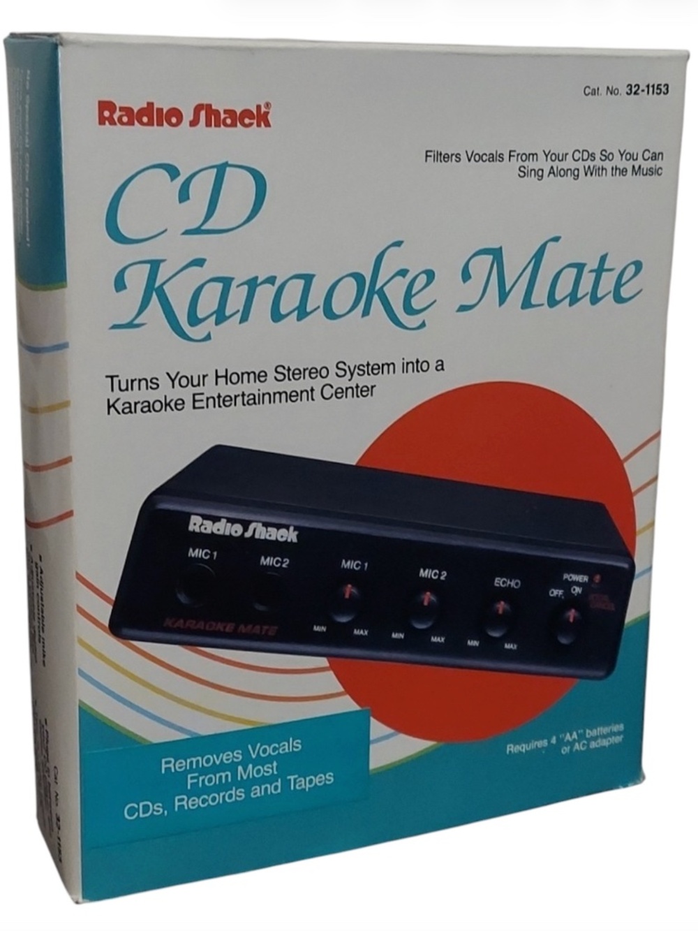 Radio Shack CD Karaoke Mate 32-1153 Vocal Remover System - Vintage - NEW IN BOX